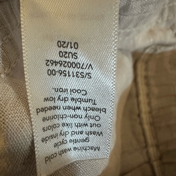 Athleta Cabo Tide Linen Jogger Pants Women’s 6 Camo Lightweight Elastic Waist - Picture 6 of 8